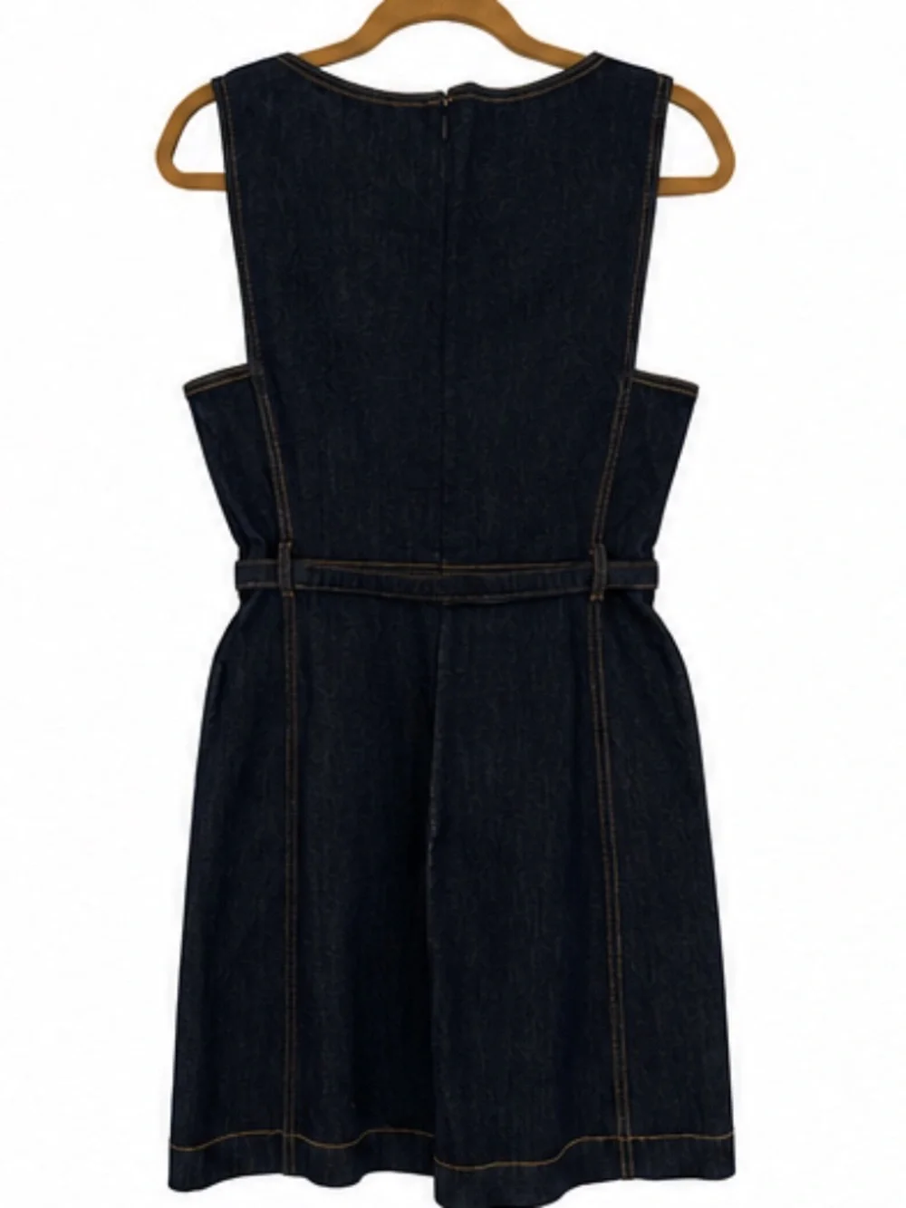 Tory Burch Zip-Front Denim Dress - size 6